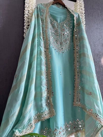 Luxurious Mirrorwork suit
