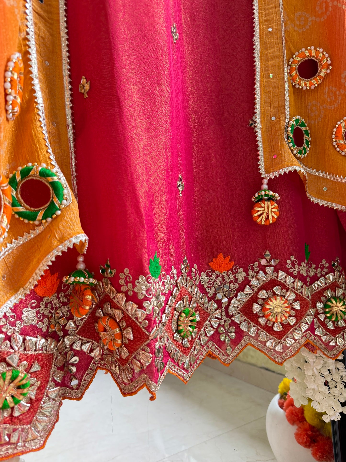 Luxurious Gotapatti Bangles suit