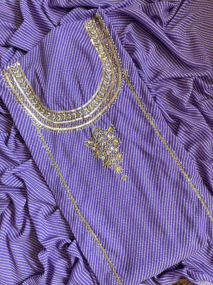 Punjabi Bandhani handwork suits
