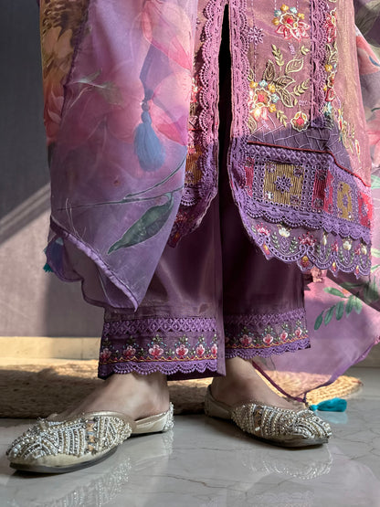 Angrakha Pakistani designer suit