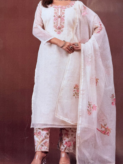 Kota doria aari work suits