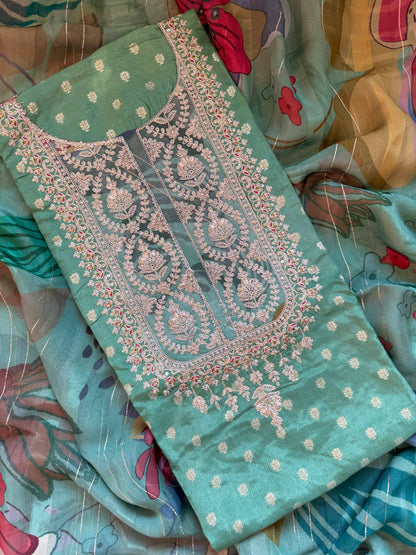 Benarsi aari work suit