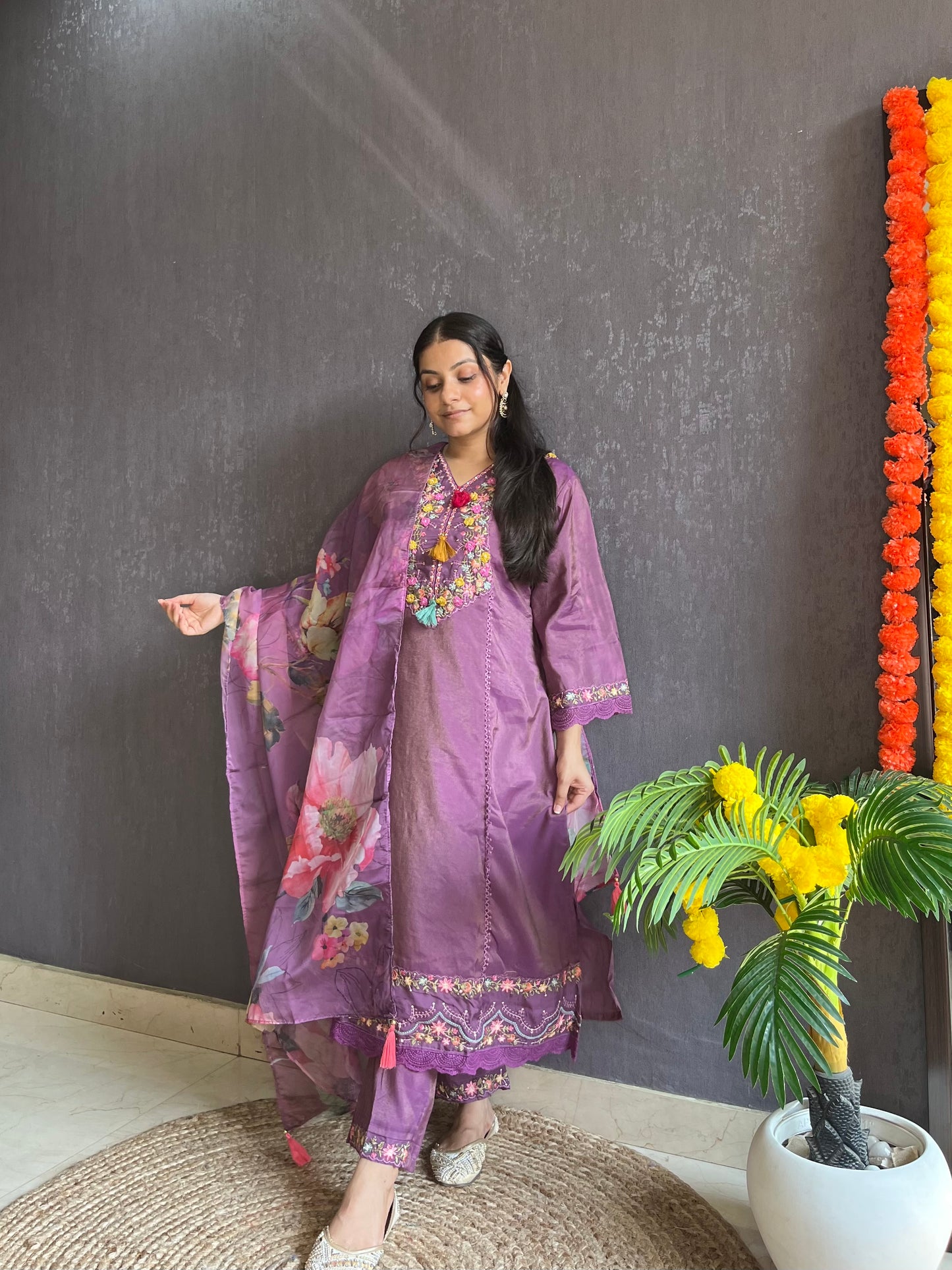 Aline Pakistani Handwork suit