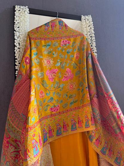 Meenakari Brocade Benarsi dolls suit