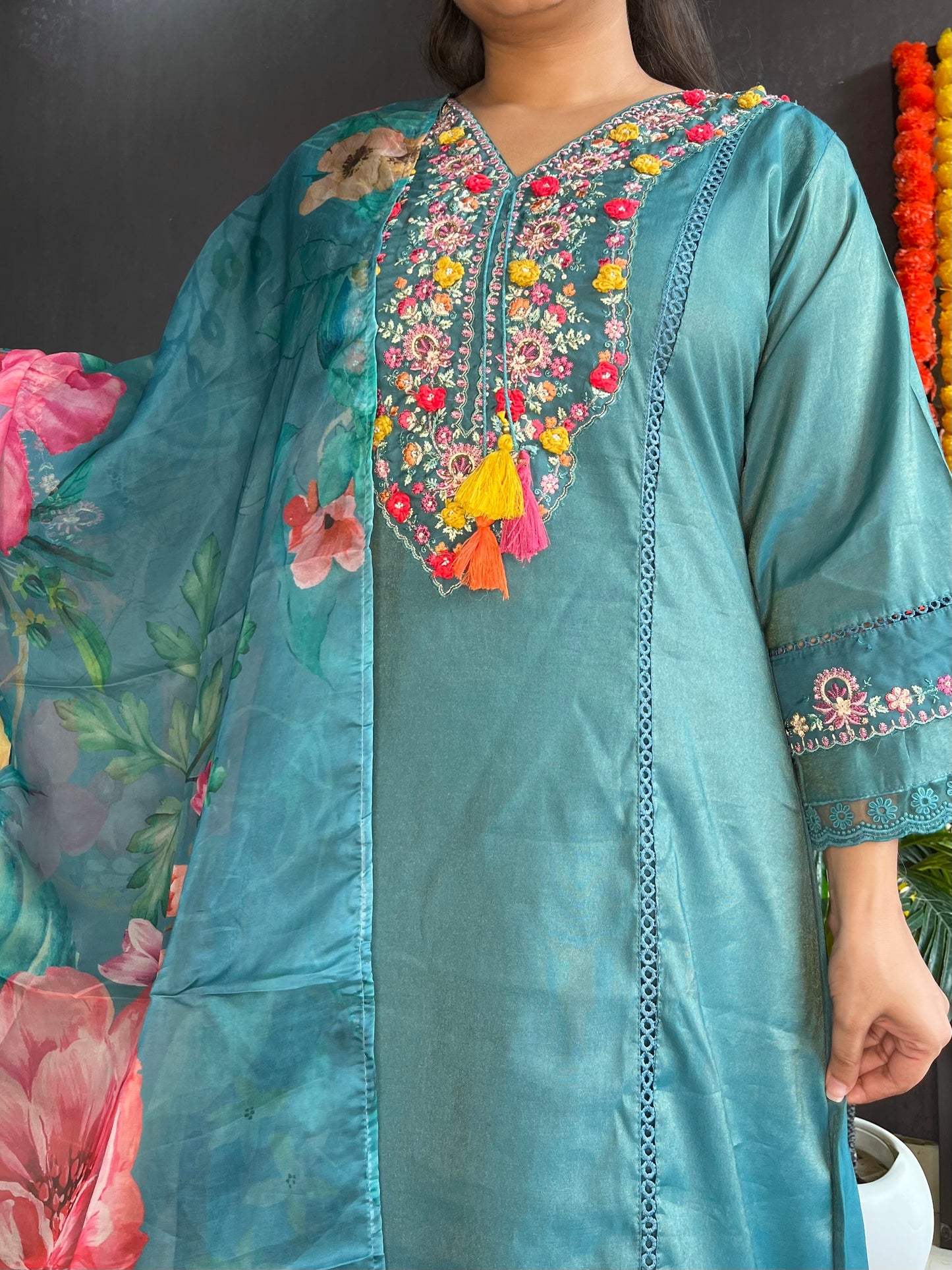 Aline Pakistani Handwork suit