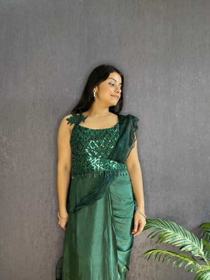 Draped Gown Saree