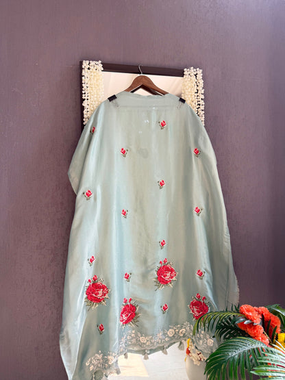 Luxurious Cross stitch suit