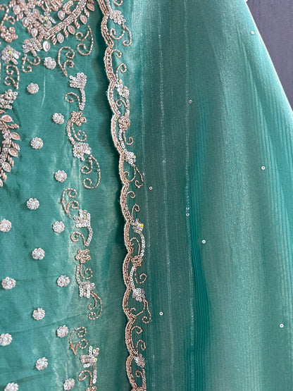 Luxurious hearts handwork suit