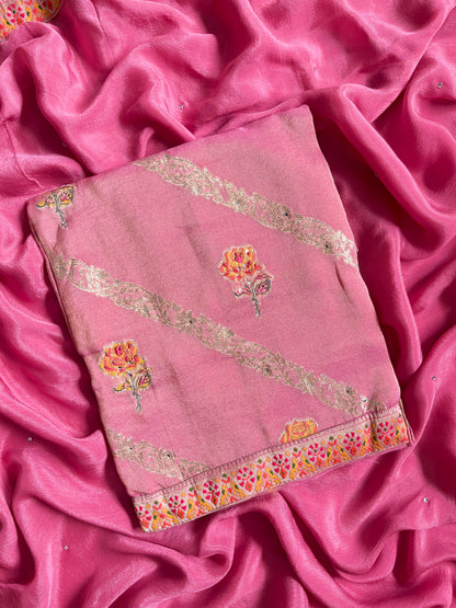 Meenakari Benarsi Tissue silk suit