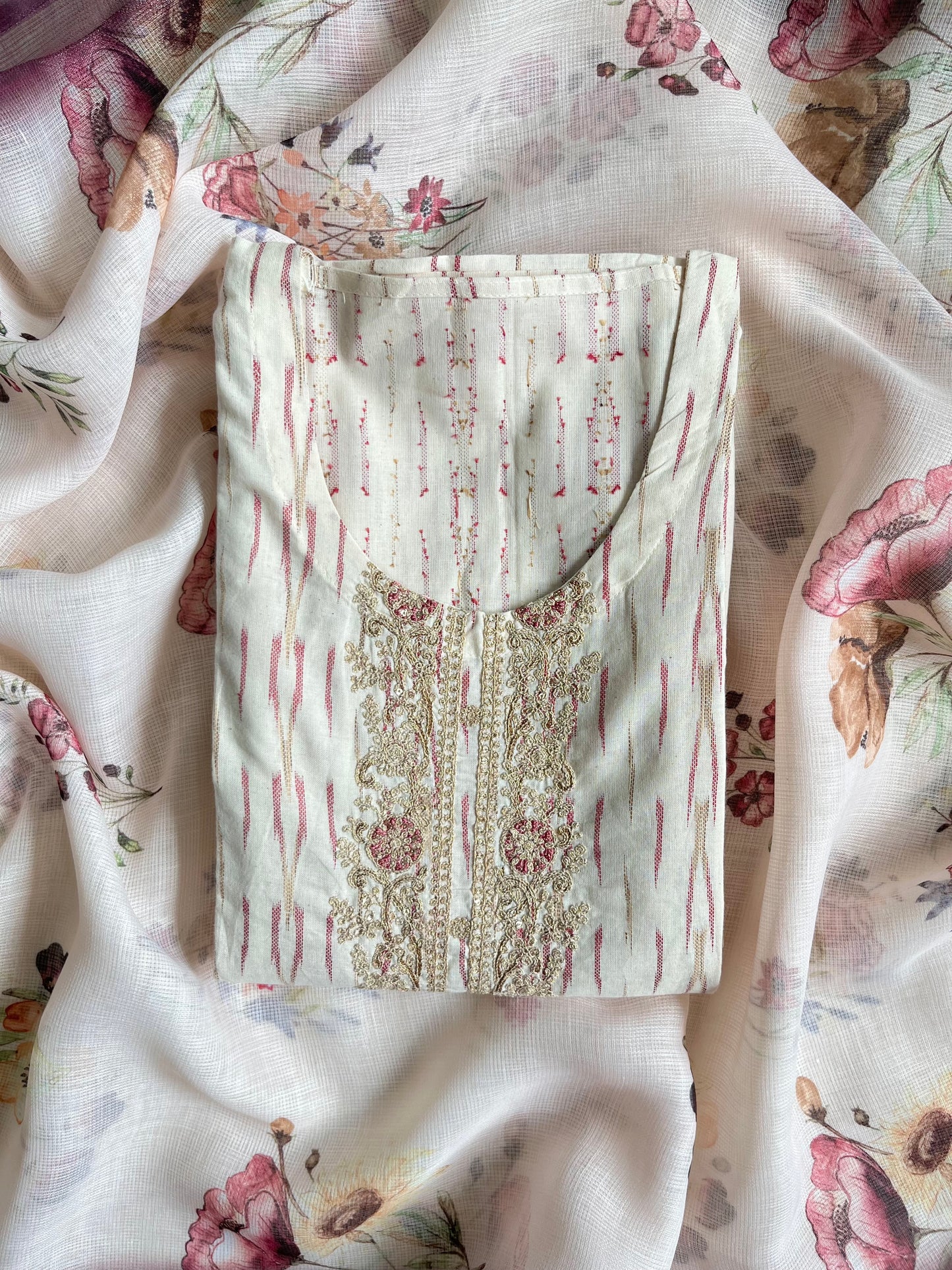 Cotton- Kota Aari work suits