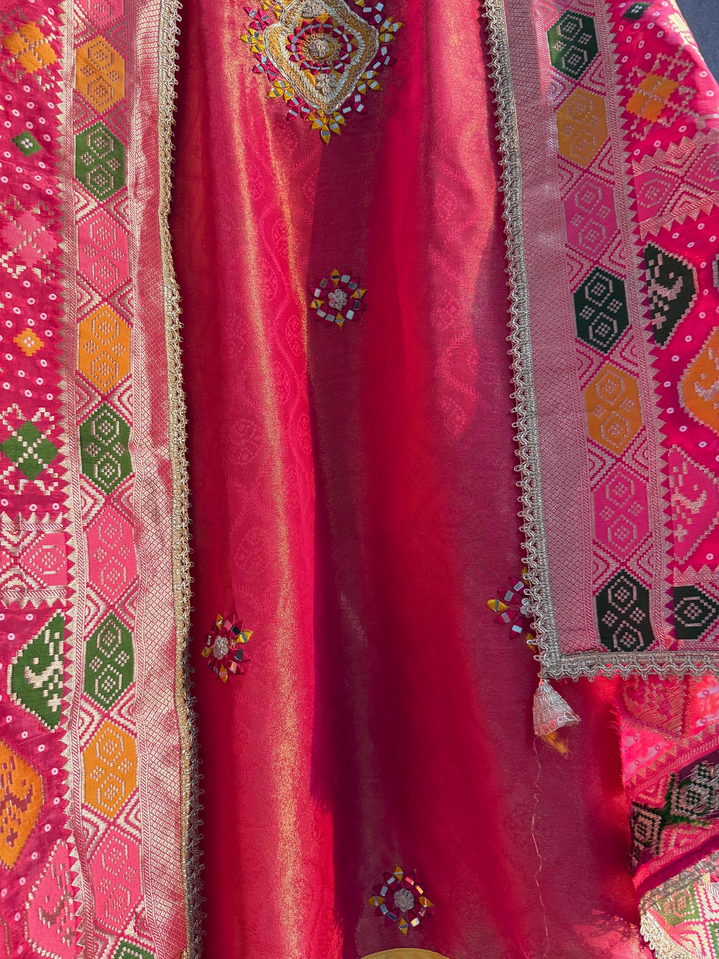 Luxurious patola kanjivaram silk suit
