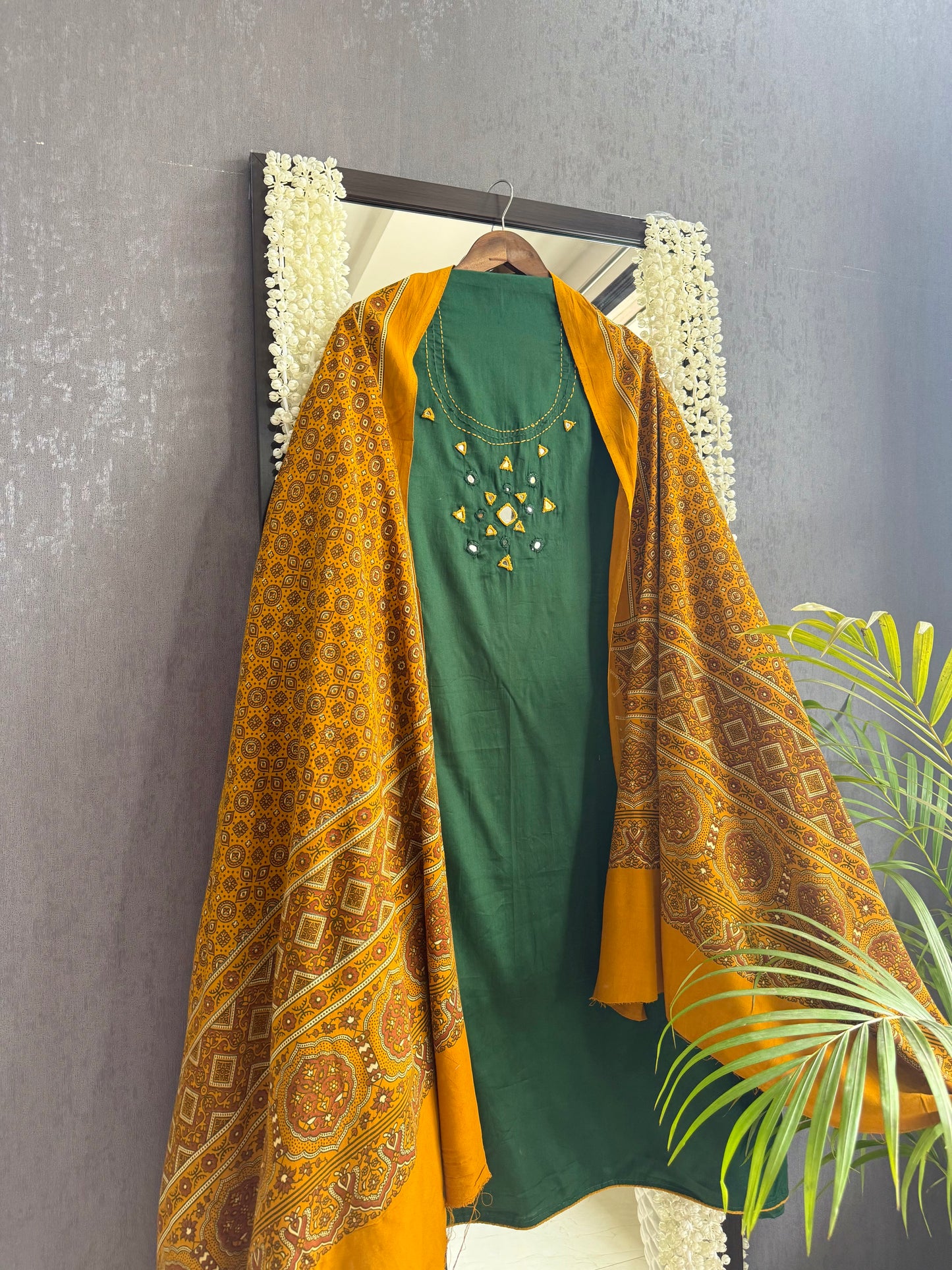 Cotton ajrakh suits