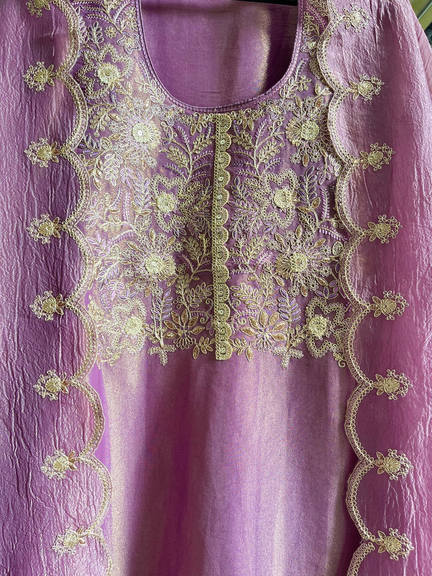 Luxurious Marori aari work suit