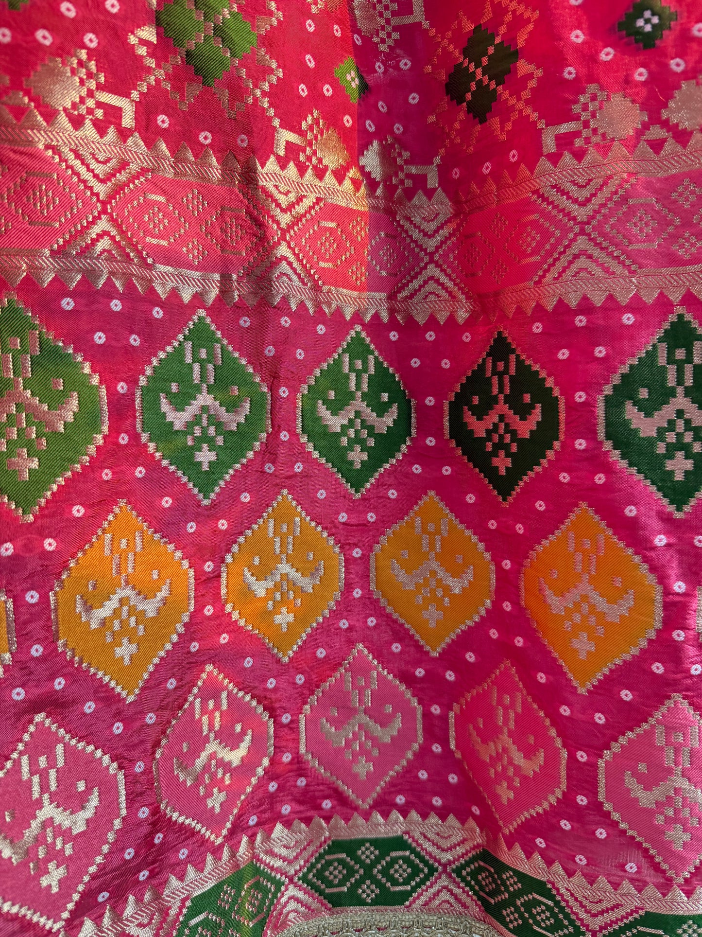 Luxurious patola kanjivaram silk suit