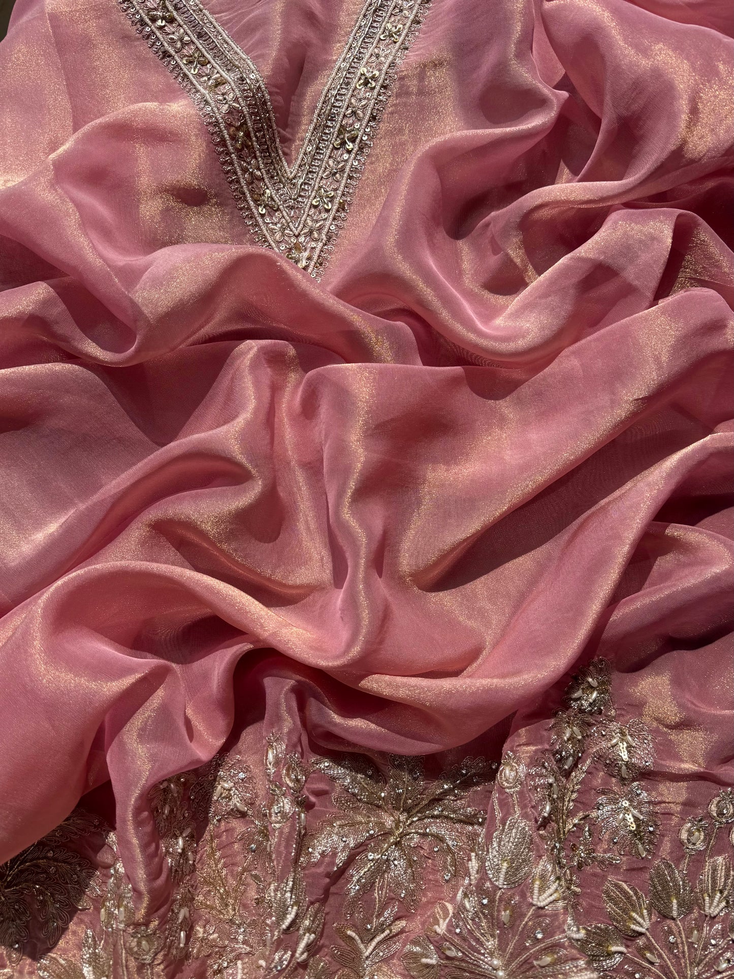 Luxurious Aari work handwork suit