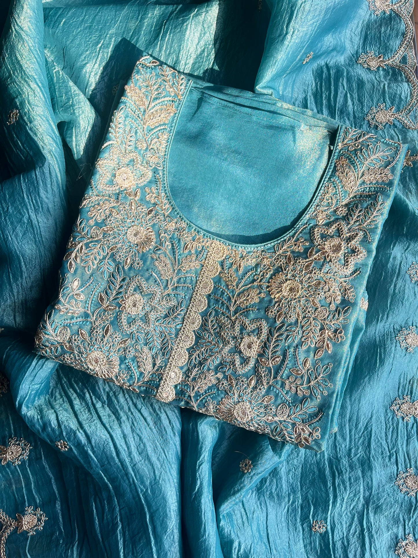 Luxurious Marori aari work suit