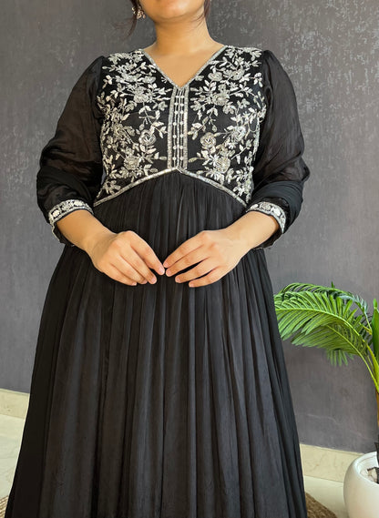 Handwork Anarkali suit