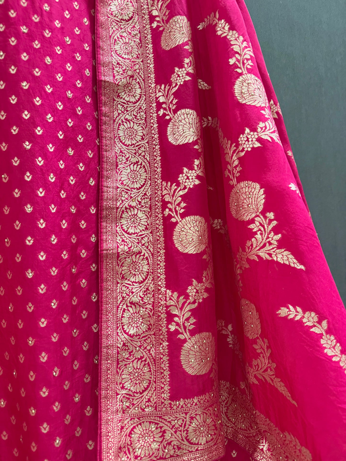 Banarsi handwork silk suit