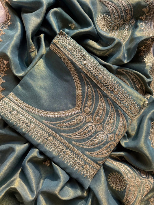Luxurious Tissue silk suit