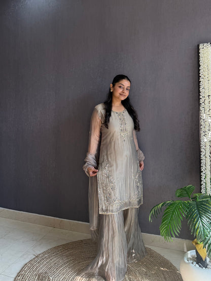 Handwork sharara set