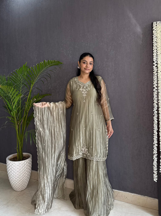 Handwork sharara set