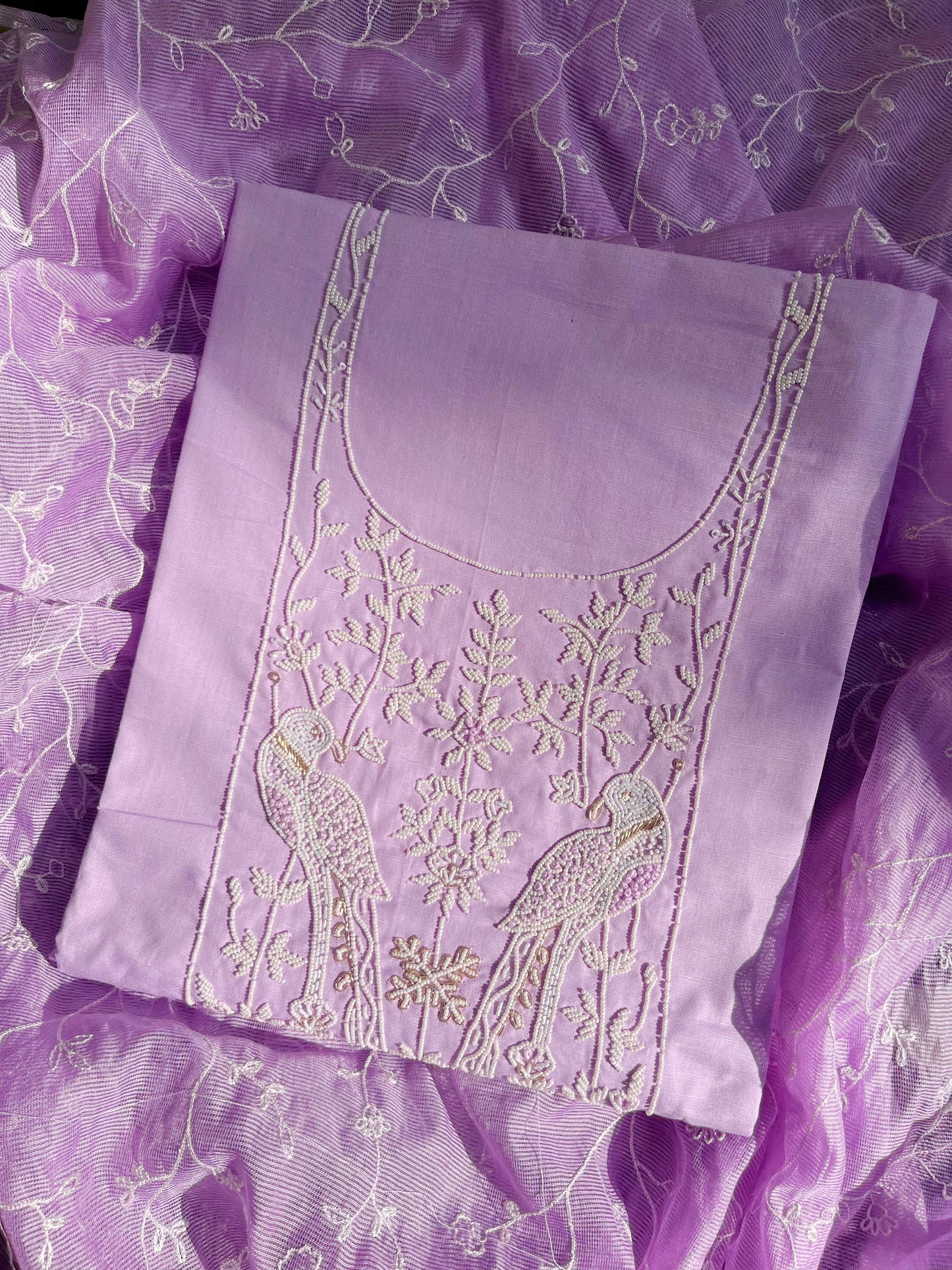 Pearlwork premium cotton suits