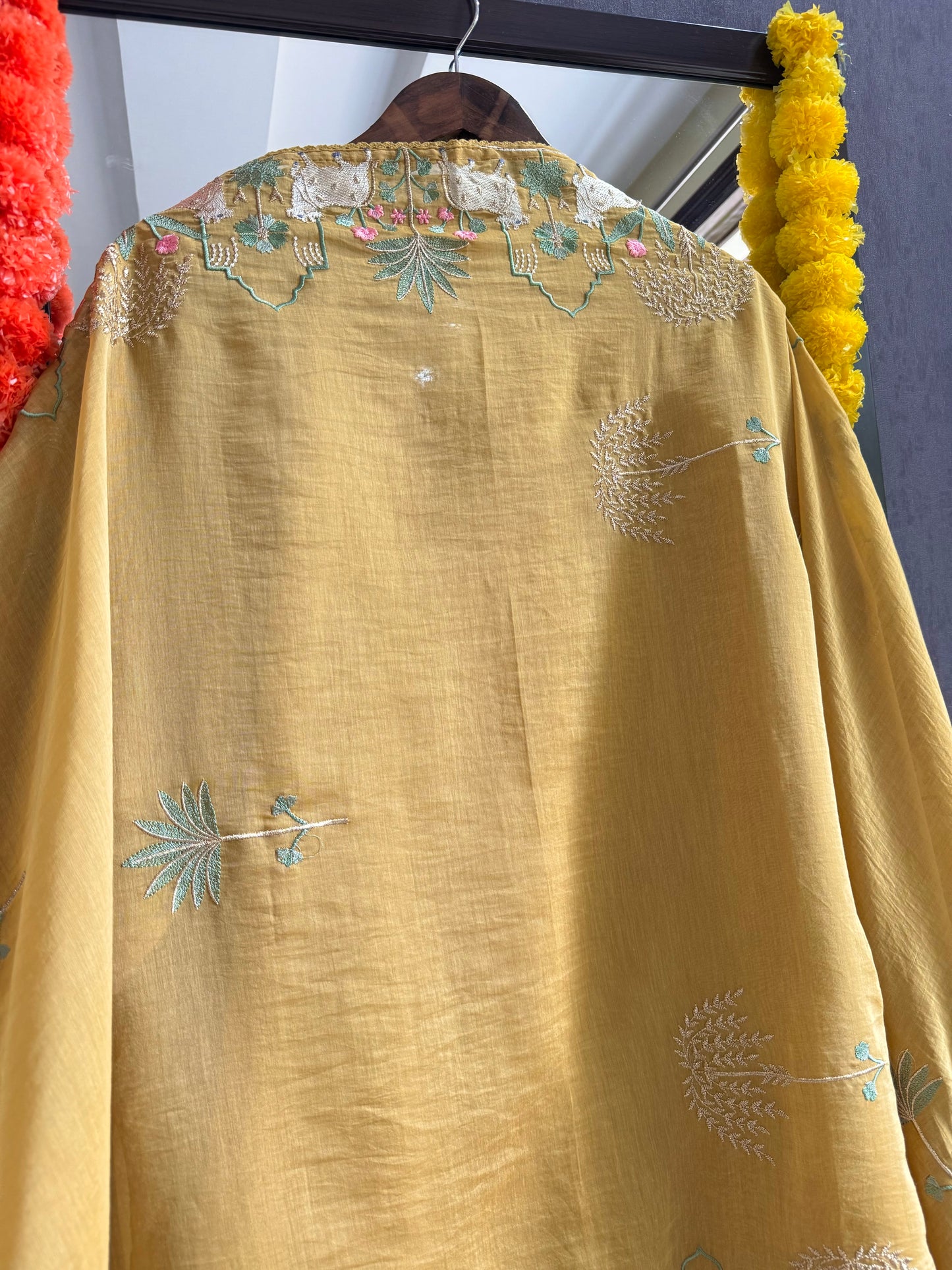 Luxurious Mul chanderi pichwai suit