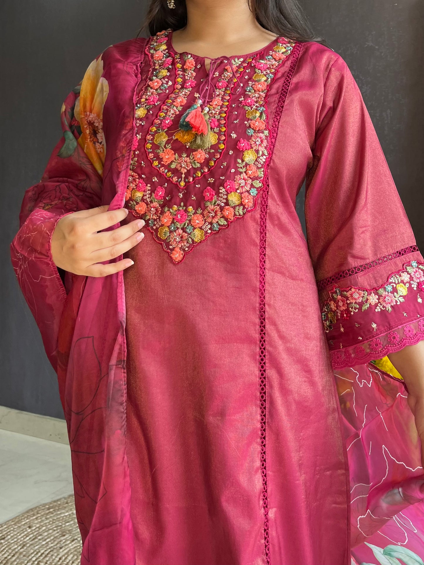Aline Pakistani Handwork suit