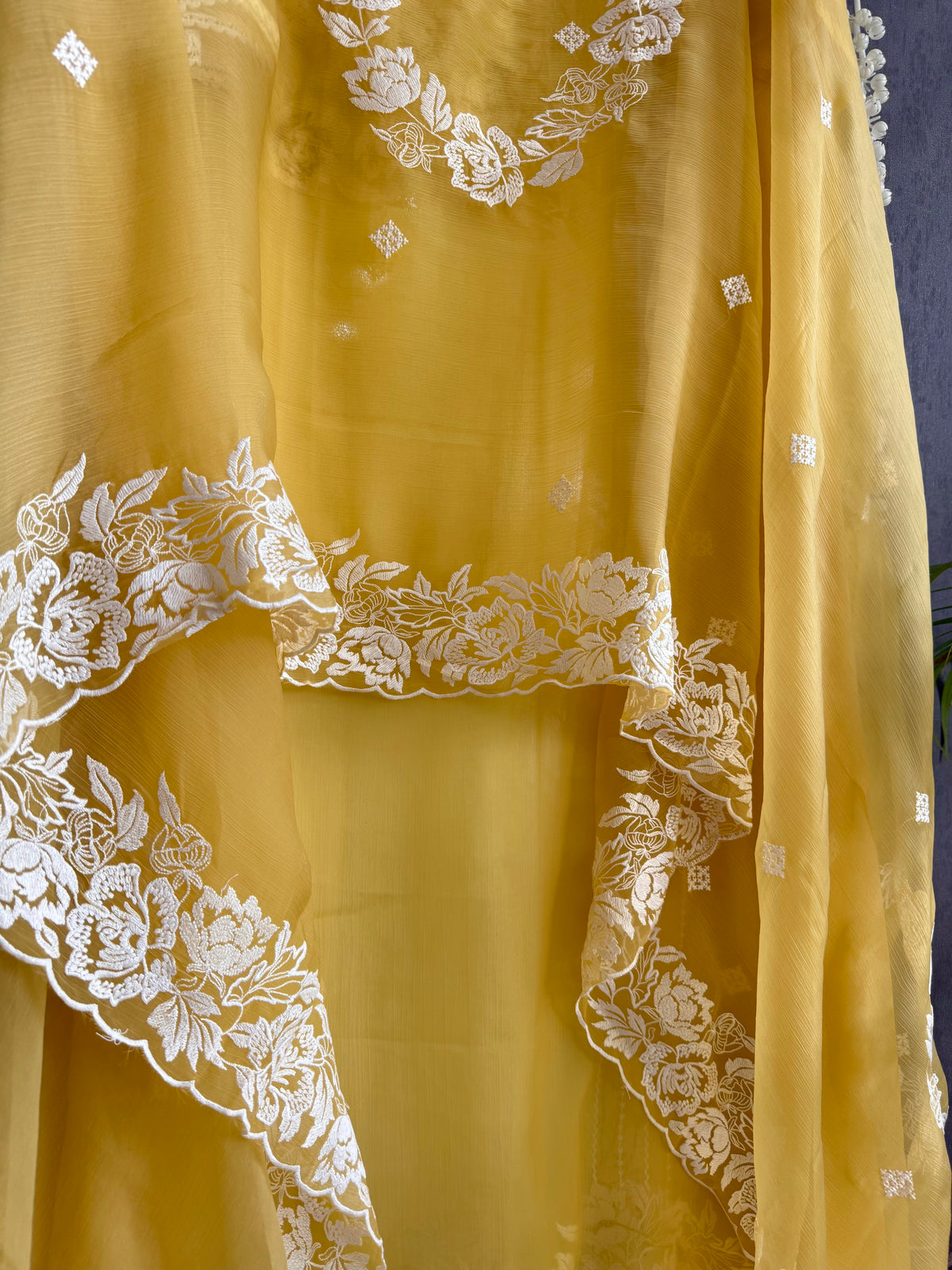 Parsi work florals Handwork suit