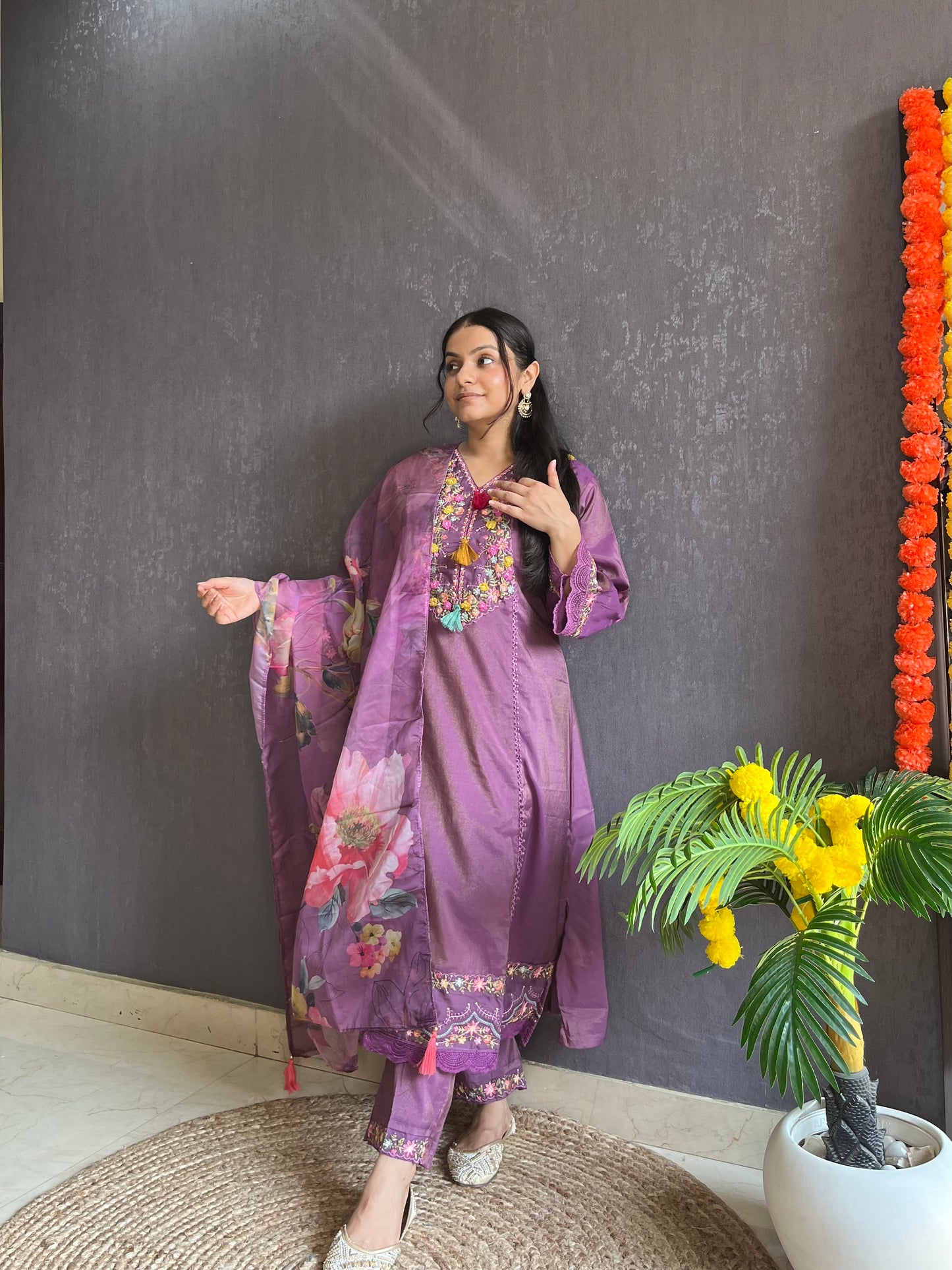 Aline Pakistani Handwork suit