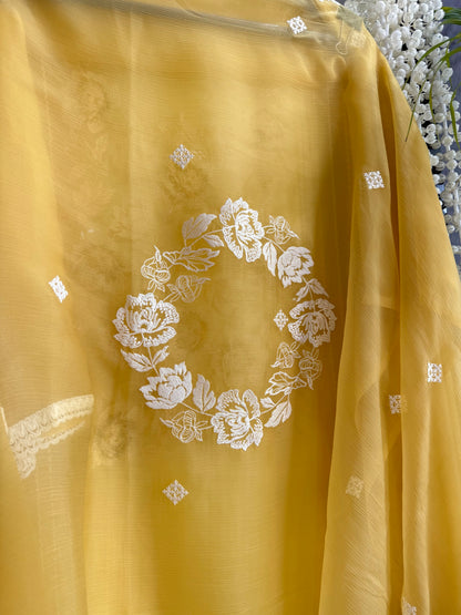 Parsi work florals Handwork suit