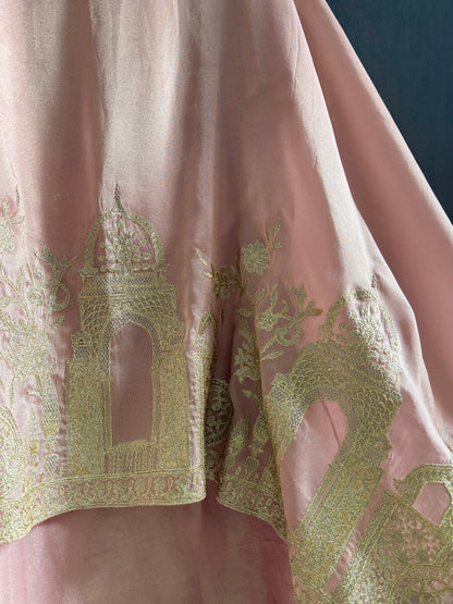 Luxurious temple pitta work suit