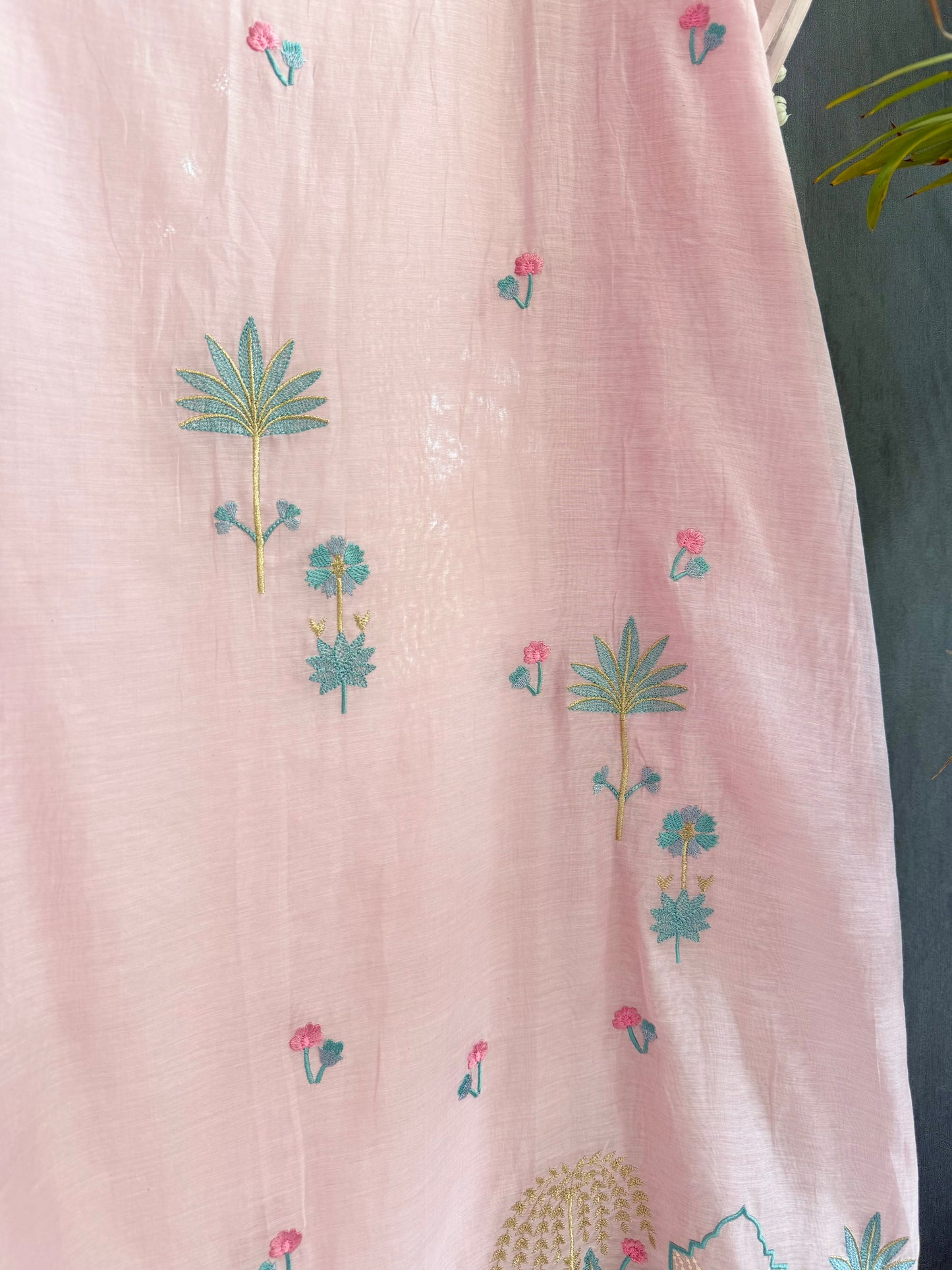 Luxurious Mul chanderi pichwai suit