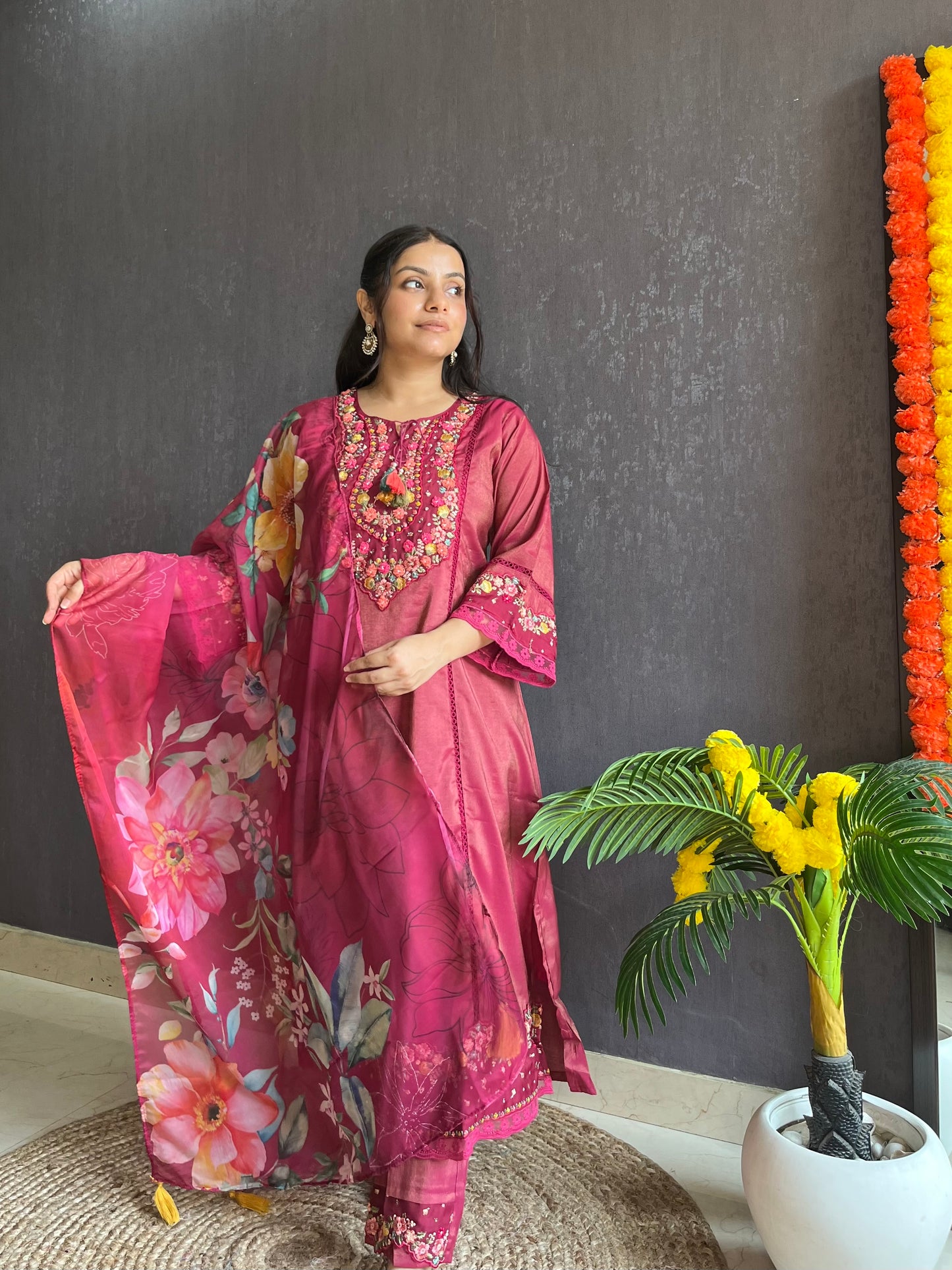 Aline Pakistani Handwork suit