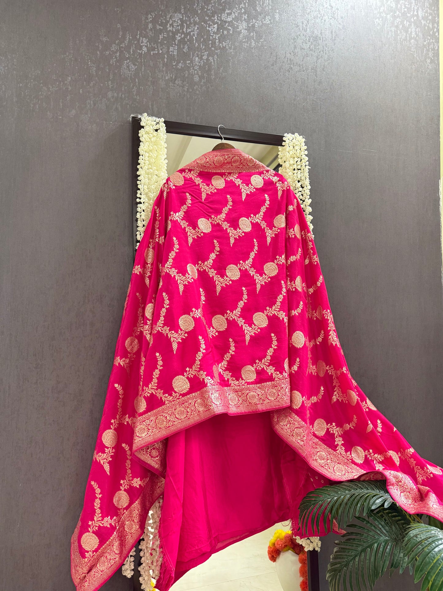 Banarsi handwork silk suit