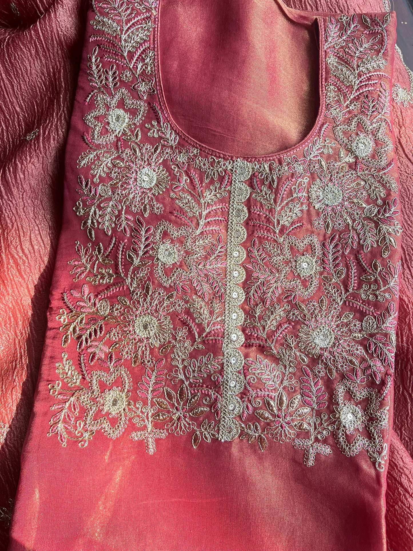 Luxurious Marori aari work suit