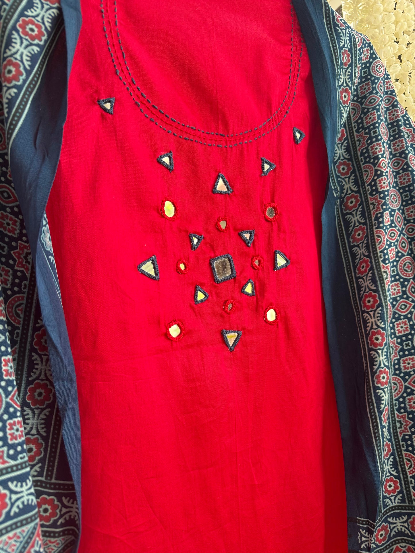 Cotton ajrakh suits