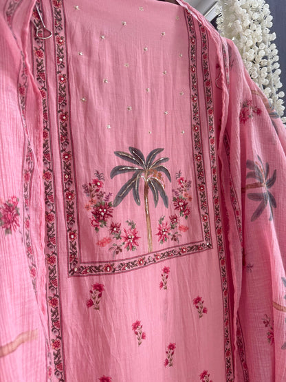 Mulmul cotton tropical suit