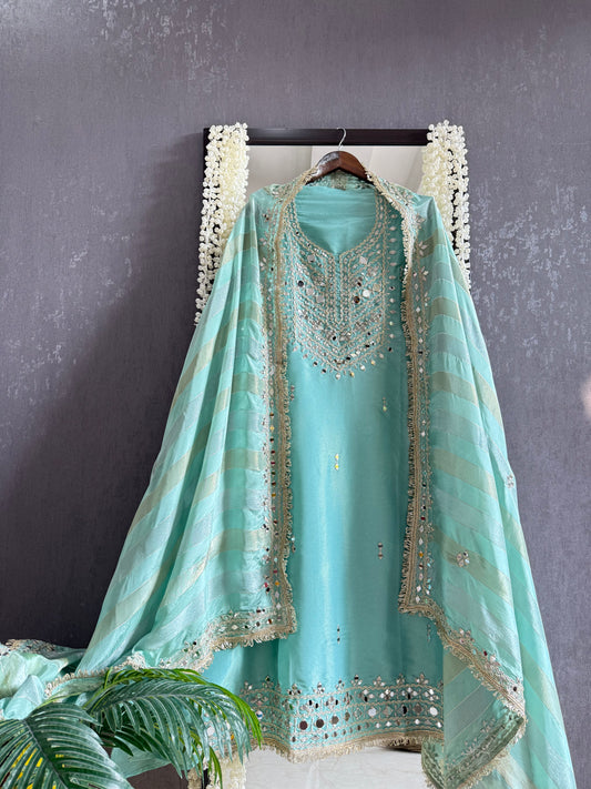 Luxurious Mirrorwork suit