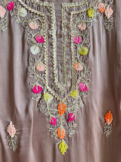Luxurious Gotapatti silk suit