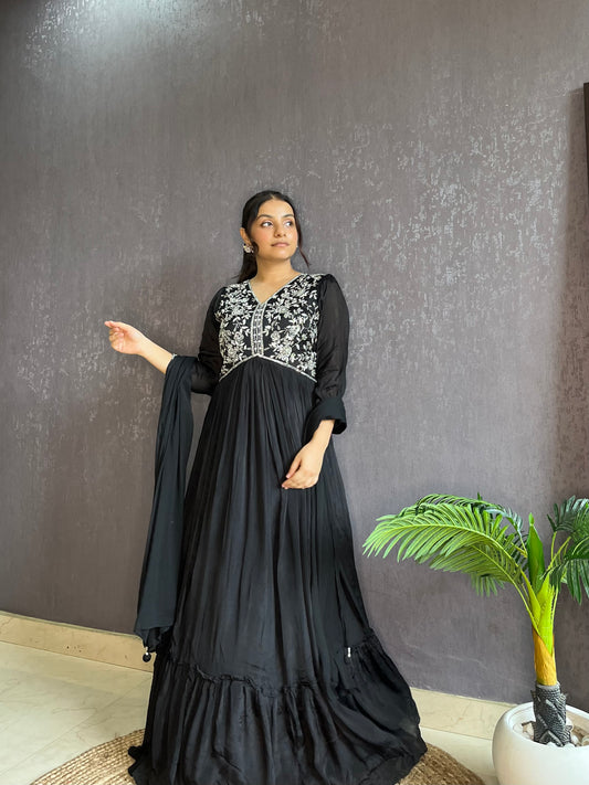 Handwork Anarkali suit