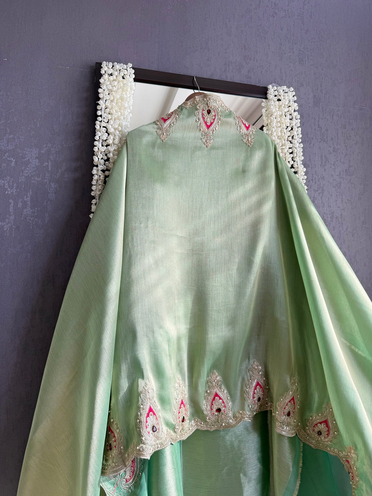 Luxurious bejewelled suit