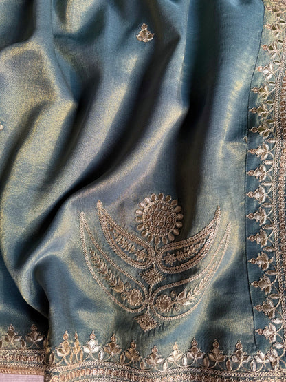 Luxurious Tissue silk suit