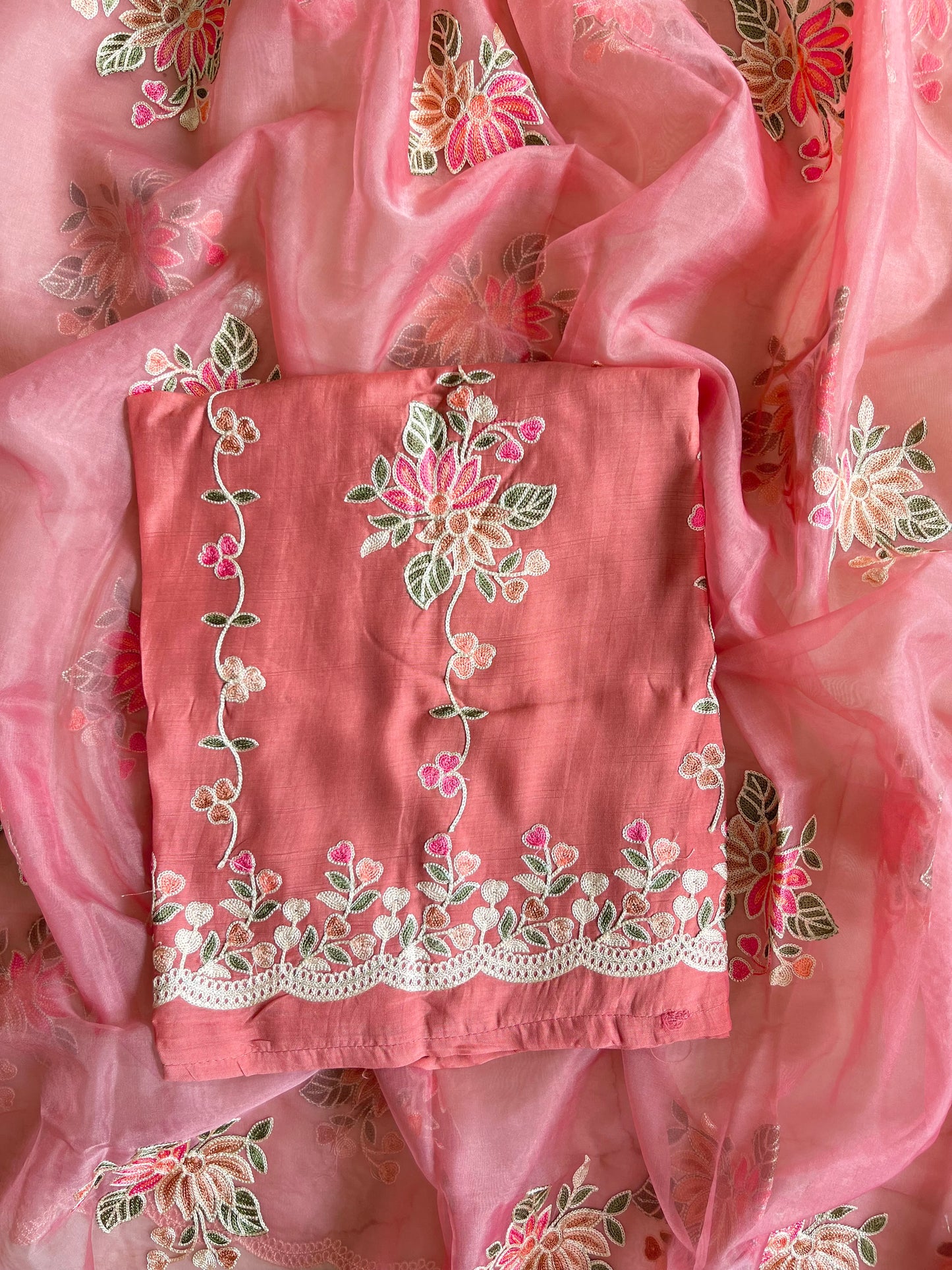 Hearts Aari work suit