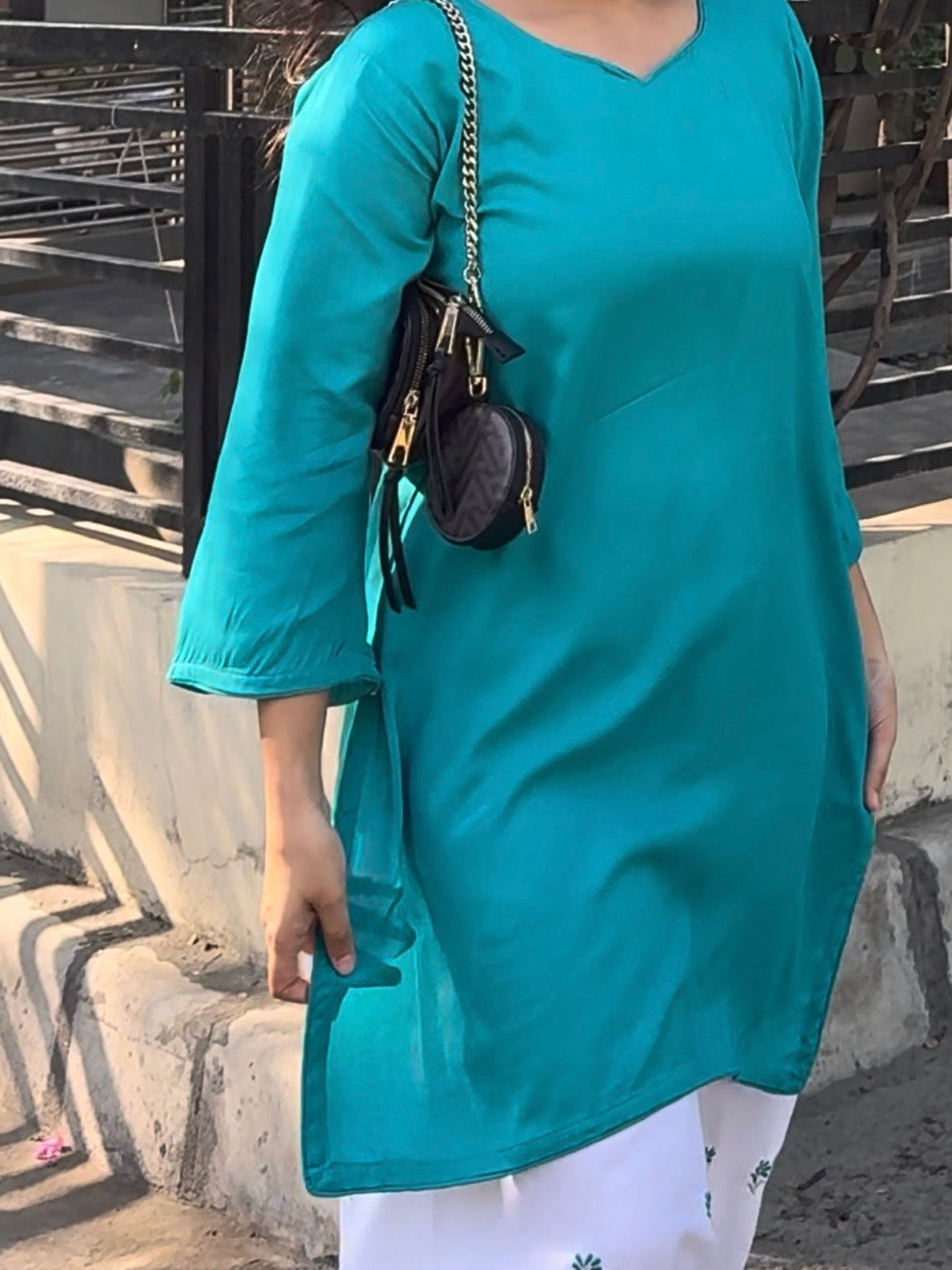 Cotton farshi coord set