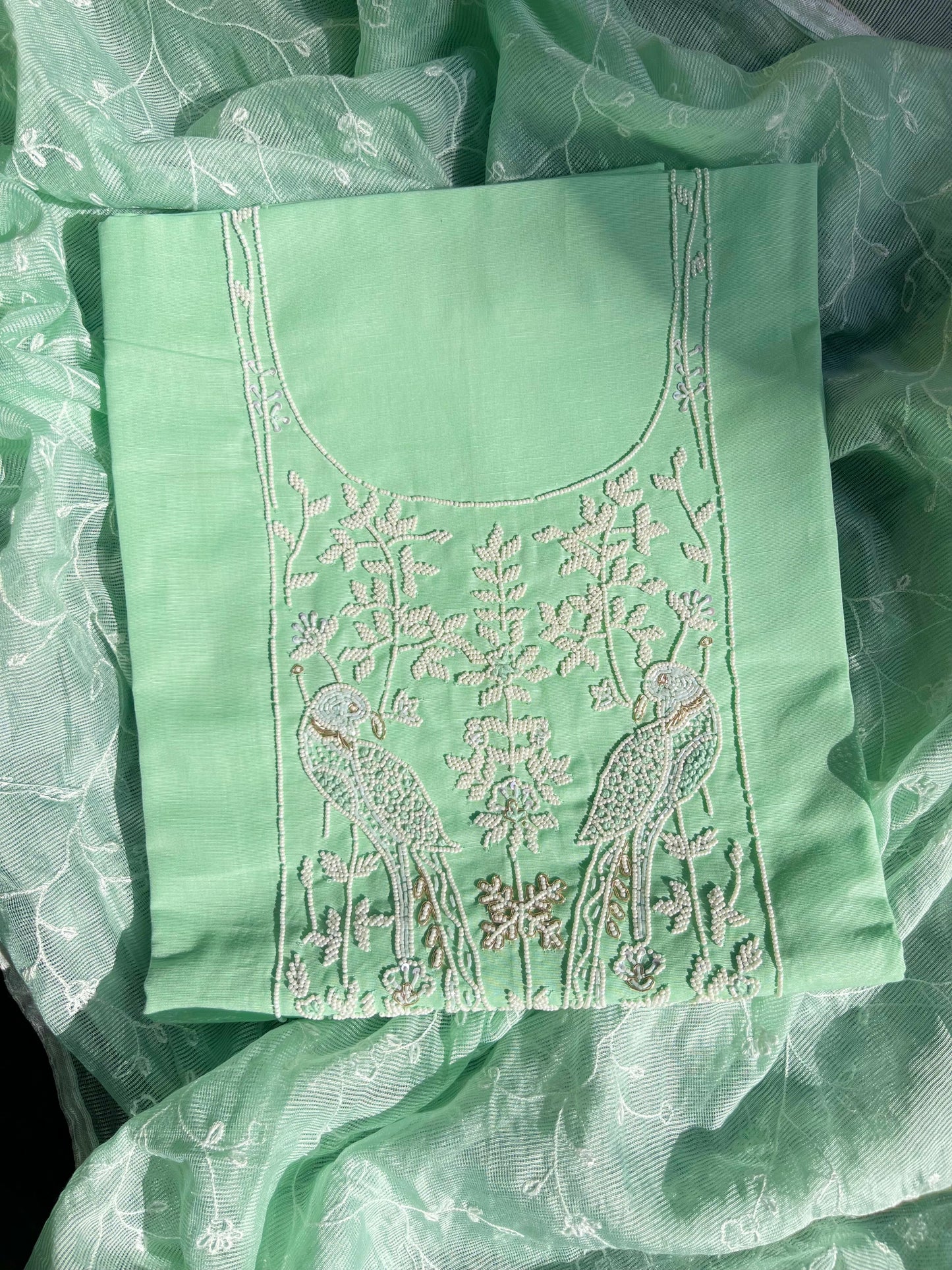 Pearlwork premium cotton suits