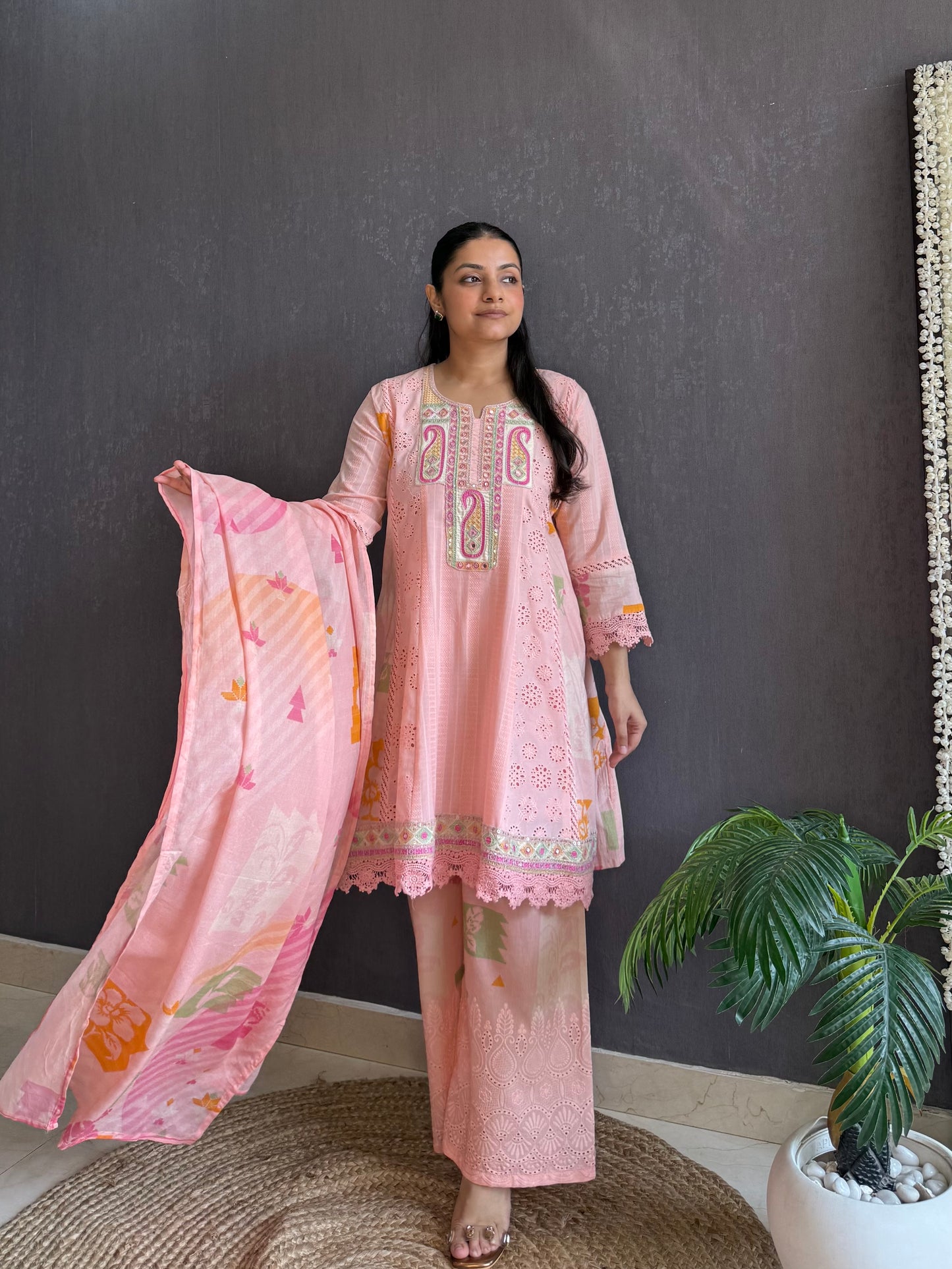 Pure cotton designer kurta set