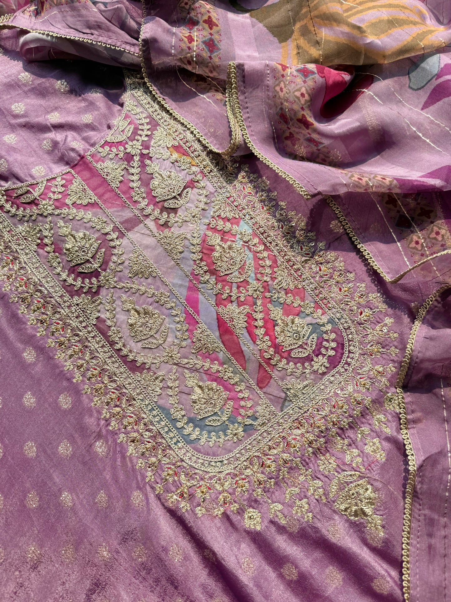 Benarsi aari work suit