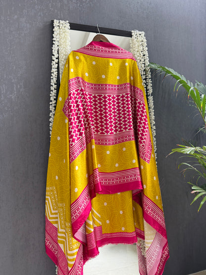 Modal silk mirror work suits