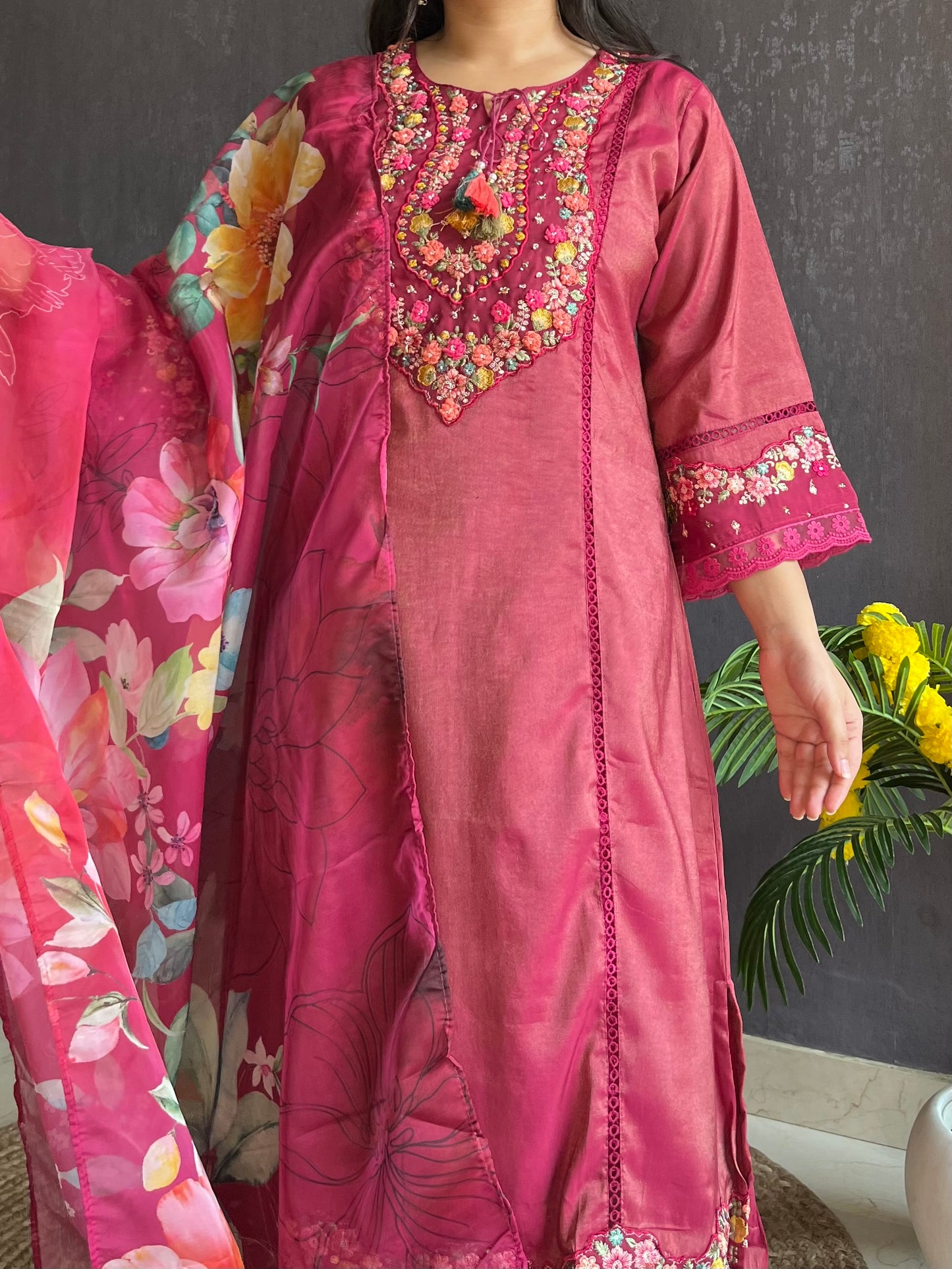 Aline Pakistani Handwork suit